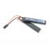 Аккумулятор BlueMAX Li-Po 7.4V 2200mah 20C, 2 x (102x20x12) мм (нунчаки)